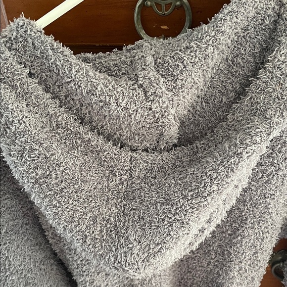 POL Cozy Gray Hooded Cardigan NWOT - Picture 6 of 10